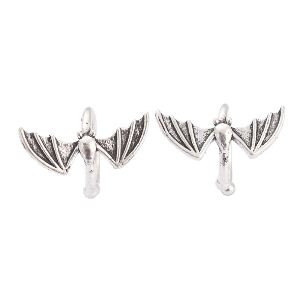 PandaHall Brass Cuff Earrings for Halloween, Bat Ear Cuff Non Pierced Earring, Antique Silver, 10x14.5x1.5mm Brass
PandaHall Brass Cuff Earrings for Halloween, Bat Ear Cuff Non Pierced Earring, Antique Silver, 10x14.5x1.5mm Brass