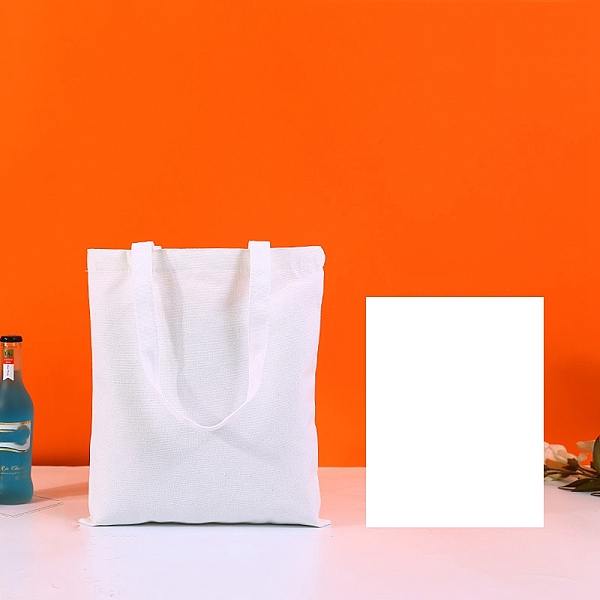 PandaHall Cotton Cloth Blank Canvas Bag, Vertical Tote Bag for DIY Craft, Ghost White, 35x30cm Cloth Rectangle
PandaHall Cotton Cloth Blank Canvas Bag, Vertical Tote Bag for DIY Craft, Ghost White, 35x30cm Cloth Rectangle