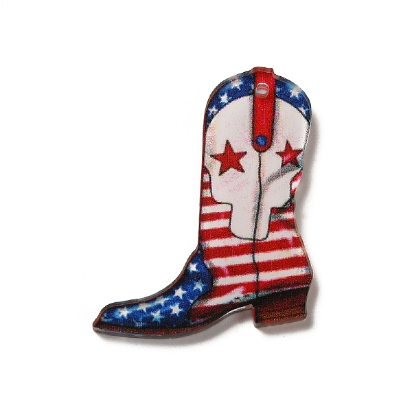 PandaHall Independence Day Theme Printed Acrylic Pendants, Shoes, 38x34.5x2mm, Hole: 1.5mm Acrylic Shoes Red
PandaHall Independence Day Theme Printed Acrylic Pendants, Shoes, 38x34.5x2mm, Hole: 1.5mm Acrylic Shoes Red