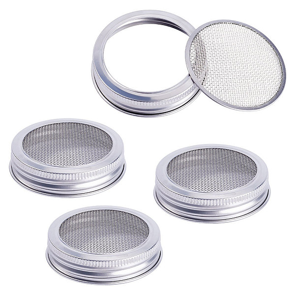 PandaHall GORGECFAFT 4 Set Sprouting Lids Seed Sprouting Jar Lids Stainless Steel for Wide Mouth Mason Jars Canning Seed Sprouting Alfalfa...
PandaHall GORGECFAFT 4 Set Sprouting Lids Seed Sprouting Jar Lids Stainless Steel for Wide Mouth Mason Jars Canning Seed Sprouting Alfalfa...