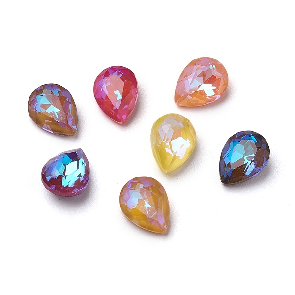 PandaHall Glass Rhinestone Cabochons, Mocha Fluorescent Style, Pointed Back, Faceted, Teardrop, Mixed Color, 8x6x3mm Glass Rhinestone..., Multicolor
PandaHall Glass Rhinestone Cabochons, Mocha Fluorescent Style, Pointed Back, Faceted, Teardrop, Mixed Color, 8x6x3mm Glass Rhinestone..., Multicolor