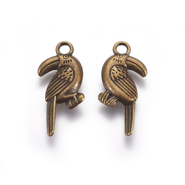 PandaHall Alloy Pendants, Bird, Antique Bronze, Cadmium Free & Nickel Free & Lead Free, 25x11x3mm Alloy Bird
PandaHall Alloy Pendants, Bird, Antique Bronze, Cadmium Free & Nickel Free & Lead Free, 25x11x3mm Alloy Bird