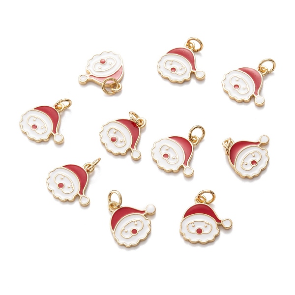 PandaHall Real 18K Gold Plated Brass Enamel Charms, with Jump Ring, for Christmas, Santa Claus, Red, 14x14x1.5mm, Hole: 3.4mm Brass+Enamel...
PandaHall Real 18K Gold Plated Brass Enamel Charms, with Jump Ring, for Christmas, Santa Claus, Red, 14x14x1.5mm, Hole: 3.4mm Brass+Enamel...