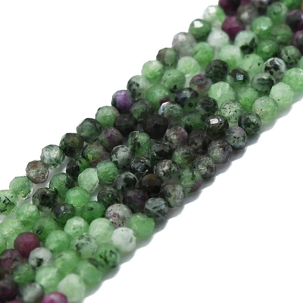 PandaHall Natural Ruby in Zoisite Beads Strands, Faceted, Round, 2mm, Hole: 0.5mm, about 215pcs/strand, 15.16''~15.55''(38.5~39.5cm) Ruby in...
PandaHall Natural Ruby in Zoisite Beads Strands, Faceted, Round, 2mm, Hole: 0.5mm, about 215pcs/strand, 15.16''~15.55''(38.5~39.5cm) Ruby in...