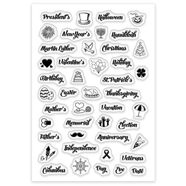 PandaHall PVC Plastic Stamps, for DIY Scrapbooking, Photo Album Decorative, Cards Making, Stamp Sheets, Holiday Pattern, 16x11x0.3cm Plastic...
PandaHall PVC Plastic Stamps, for DIY Scrapbooking, Photo Album Decorative, Cards Making, Stamp Sheets, Holiday Pattern, 16x11x0.3cm Plastic...