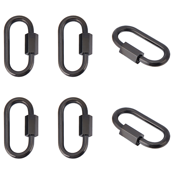 PandaHall UNICRAFTALE 6Pcs 304 Stainless Steel Screw Carabiner Lock Charms Oval Keychain Clasps Black Keychain Clip Hook Quick Link for DIY...
PandaHall UNICRAFTALE 6Pcs 304 Stainless Steel Screw Carabiner Lock Charms Oval Keychain Clasps Black Keychain Clip Hook Quick Link for DIY...