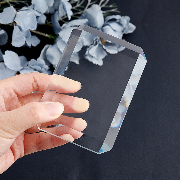 PandaHall Glass Paperweight, Rectangle, Clear, 100x70x15mm Glass Rectangle Clear
PandaHall Glass Paperweight, Rectangle, Clear, 100x70x15mm Glass Rectangle Clear