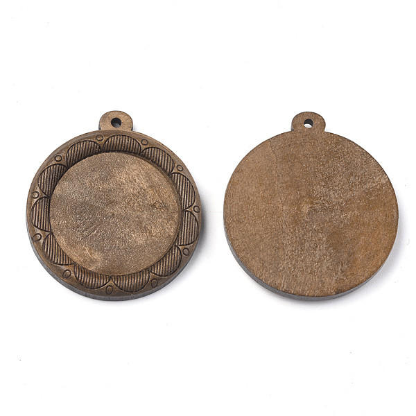 PandaHall Wooden Pendant Cabochon Settings, Pendant Base, Flat Round, Camel, Tray: 25mm, 37.5x34x5.5mm, Hole: 2mm Wood Flat Round Brown
PandaHall Wooden Pendant Cabochon Settings, Pendant Base, Flat Round, Camel, Tray: 25mm, 37.5x34x5.5mm, Hole: 2mm Wood Flat Round Brown