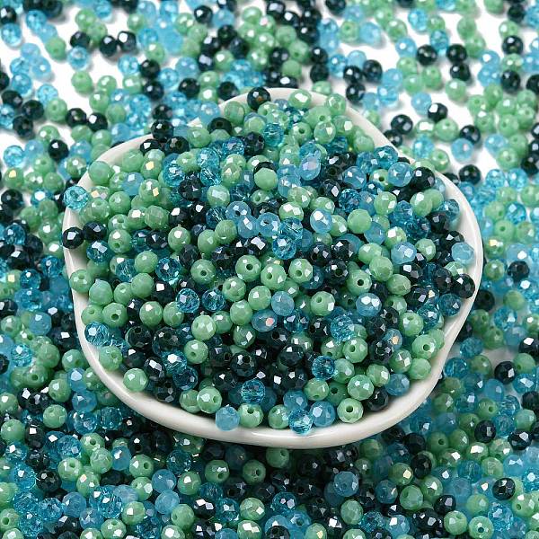 PandaHall Glass Beads, Faceted, Rondelle, Steel Blue, 4x3mm, Hole: 0.4mm, about 6800pcs/500g Glass Rondelle
PandaHall Glass Beads, Faceted, Rondelle, Steel Blue, 4x3mm, Hole: 0.4mm, about 6800pcs/500g Glass Rondelle
