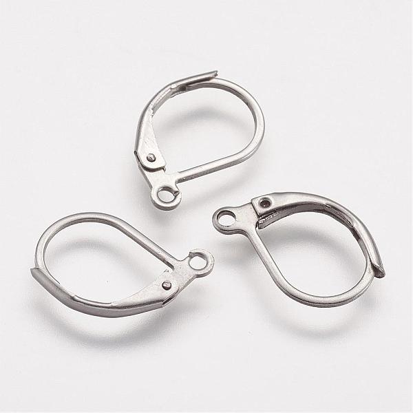 PandaHall 316 Surgical Stainless Steel Leverback Earring Findings, with Loop, Stainless Steel Color, 15.8x10x1.8mm, Hole: 1.5mm 316 Surgical...
PandaHall 316 Surgical Stainless Steel Leverback Earring Findings, with Loop, Stainless Steel Color, 15.8x10x1.8mm, Hole: 1.5mm 316 Surgical...