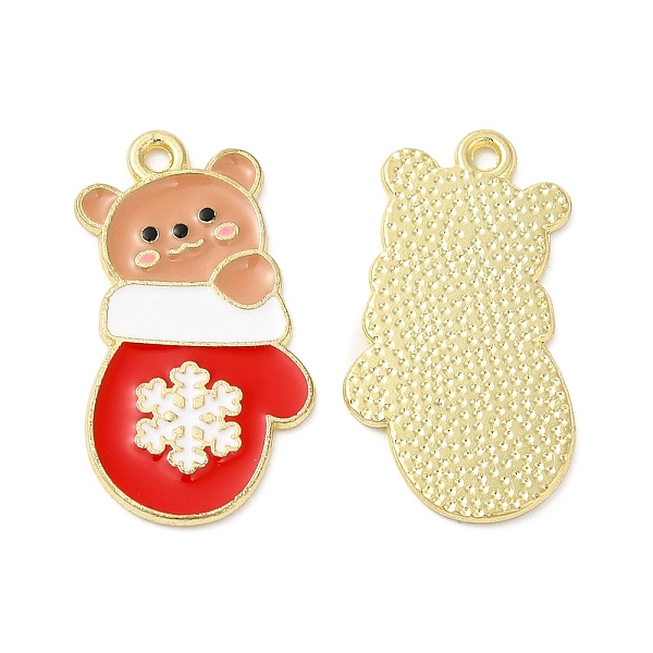 PandaHall Christmas Alloy Enamel Pendants, Golden, Bear, 26x14x1mm, Hole: 1.5mm Alloy+Enamel Bear Red
PandaHall Christmas Alloy Enamel Pendants, Golden, Bear, 26x14x1mm, Hole: 1.5mm Alloy+Enamel Bear Red