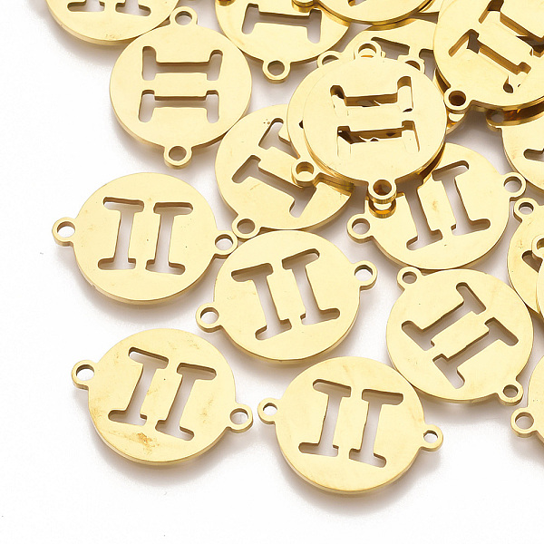 PandaHall 201 Stainless Steel Links connectors, Laser Cut Links, Flat Round, Golden, 20x15x1mm, Hole: 1.8mm 201 Stainless Steel Flat Round
PandaHall 201 Stainless Steel Links connectors, Laser Cut Links, Flat Round, Golden, 20x15x1mm, Hole: 1.8mm 201 Stainless Steel Flat Round