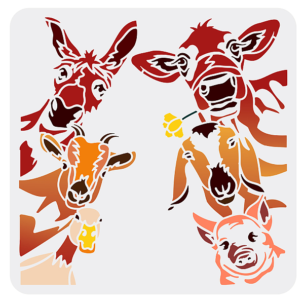 PandaHall PET Hollow Out Drawing Painting Stencils, for DIY Scrapbook, Photo Album, Animal Pattern, 30x30cm Plastic Other Animal
PandaHall PET Hollow Out Drawing Painting Stencils, for DIY Scrapbook, Photo Album, Animal Pattern, 30x30cm Plastic Other Animal