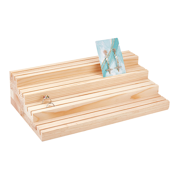 PandaHall 4-Tier Wood Jewelry Display Stand, Wooden Earring Organizer Holder with Grooves Jewelry Showcase Rack for Rings Earring Display..., Orange
PandaHall 4-Tier Wood Jewelry Display Stand, Wooden Earring Organizer Holder with Grooves Jewelry Showcase Rack for Rings Earring Display..., Orange