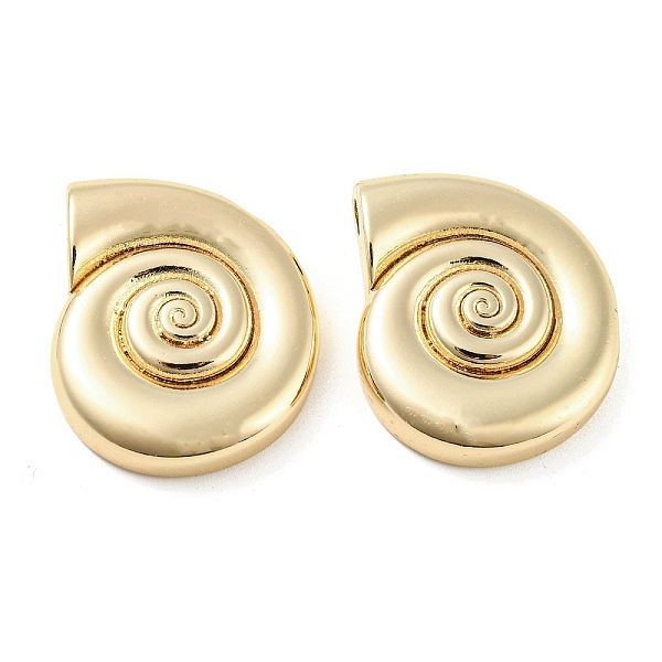PandaHall Rack Plating Brass Pendants, Spiral Shell Shape, Real 18K Gold Plated, 25x21x6mm, Hole: 3mm Brass Shell Shape
PandaHall Rack Plating Brass Pendants, Spiral Shell Shape, Real 18K Gold Plated, 25x21x6mm, Hole: 3mm Brass Shell Shape