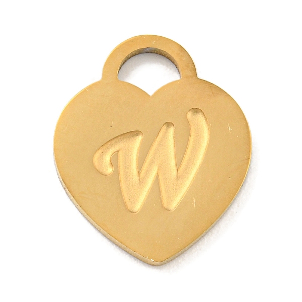 PandaHall Ion Plating(IP) 304 Stainless Steel Pendants, Laser Cut, Heart with Letter Charm, Golden, Letter W, 15x12x1mm, Hole: 3x3.5mm 304...
PandaHall Ion Plating(IP) 304 Stainless Steel Pendants, Laser Cut, Heart with Letter Charm, Golden, Letter W, 15x12x1mm, Hole: 3x3.5mm 304...