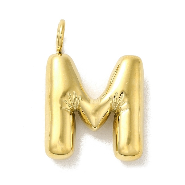 PandaHall 304 Stainless Steel Pendants, Real 14K Gold Plated, Balloon Letter Charms, Bubble Puff Initial Charms, Letter M, 24x16x5mm, Hole...
PandaHall 304 Stainless Steel Pendants, Real 14K Gold Plated, Balloon Letter Charms, Bubble Puff Initial Charms, Letter M, 24x16x5mm, Hole...