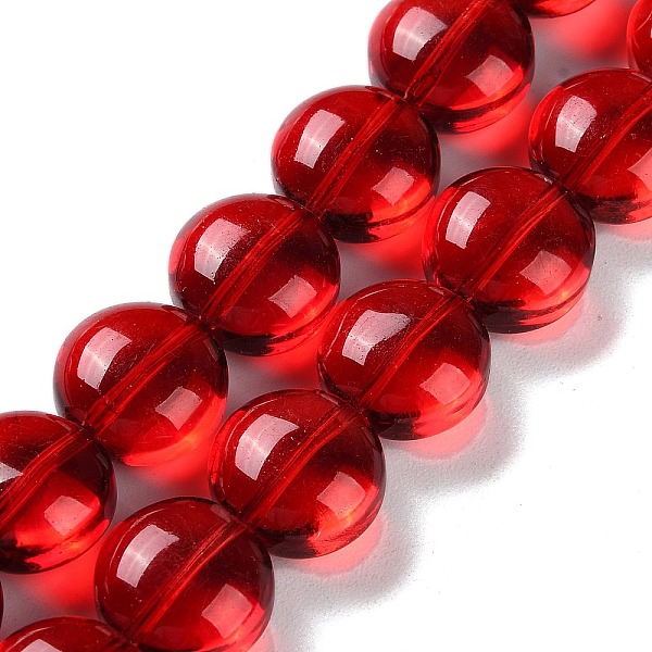PandaHall Baking Paint Glass Beads Strands, Flat Round, FireBrick, 12~12.5x8~8.5mm, Hole: 1mm, about 50pcs/strand, 23.54''(59.8cm) Glass..., Red
PandaHall Baking Paint Glass Beads Strands, Flat Round, FireBrick, 12~12.5x8~8.5mm, Hole: 1mm, about 50pcs/strand, 23.54''(59.8cm) Glass..., Red
