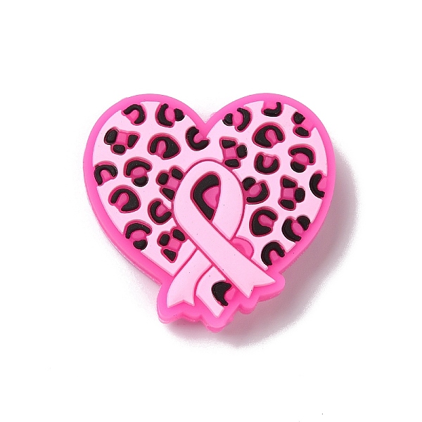 PandaHall Pink Ribbon Silicone Beads, Silicone Teething Beads, Breast Cancer Awareness Ribbon with Heart Leopard Print, Pearl Pink...
PandaHall Pink Ribbon Silicone Beads, Silicone Teething Beads, Breast Cancer Awareness Ribbon with Heart Leopard Print, Pearl Pink...
