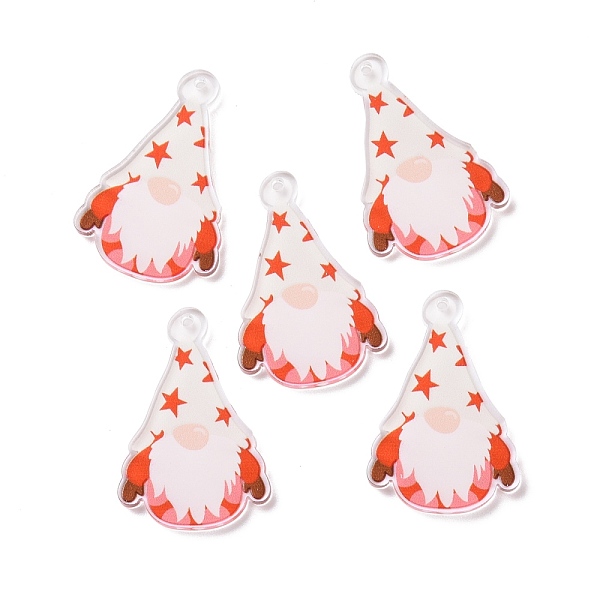 PandaHall Christmas Transparent Printed Acrylic Pendants, for Earrings Accessories, Gnome, White, 34.5x23.5x2.5mm, Hole: 1.6mm Acrylic Gnome...
PandaHall Christmas Transparent Printed Acrylic Pendants, for Earrings Accessories, Gnome, White, 34.5x23.5x2.5mm, Hole: 1.6mm Acrylic Gnome...