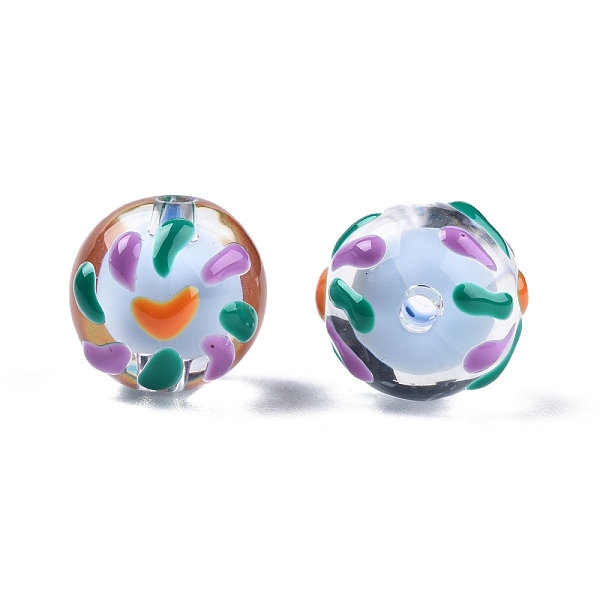 PandaHall Transparent Acrylic Enamel Beads, Bead in Bead, Round, Light Sky Blue, 14~15x13mm, Hole: 2mm Acrylic Round
PandaHall Transparent Acrylic Enamel Beads, Bead in Bead, Round, Light Sky Blue, 14~15x13mm, Hole: 2mm Acrylic Round