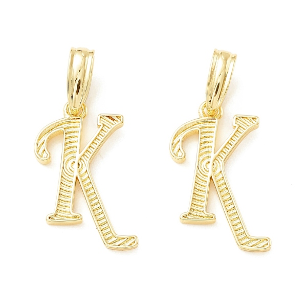 PandaHall Rack Plating Eco-Friendly Brass Letter Pendants, Real 18K Gold Long-Lasting Plated, Cadmium Free & Lead Free, Letter.K...
PandaHall Rack Plating Eco-Friendly Brass Letter Pendants, Real 18K Gold Long-Lasting Plated, Cadmium Free & Lead Free, Letter.K...