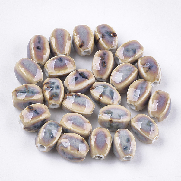 PandaHall Handmade Porcelain Beads, Fancy Antique Glazed Porcelain, Oval, Bisque, 12~14x9~10.5x9~11mm, Hole: 2.5mm Porcelain Oval Orange
PandaHall Handmade Porcelain Beads, Fancy Antique Glazed Porcelain, Oval, Bisque, 12~14x9~10.5x9~11mm, Hole: 2.5mm Porcelain Oval Orange