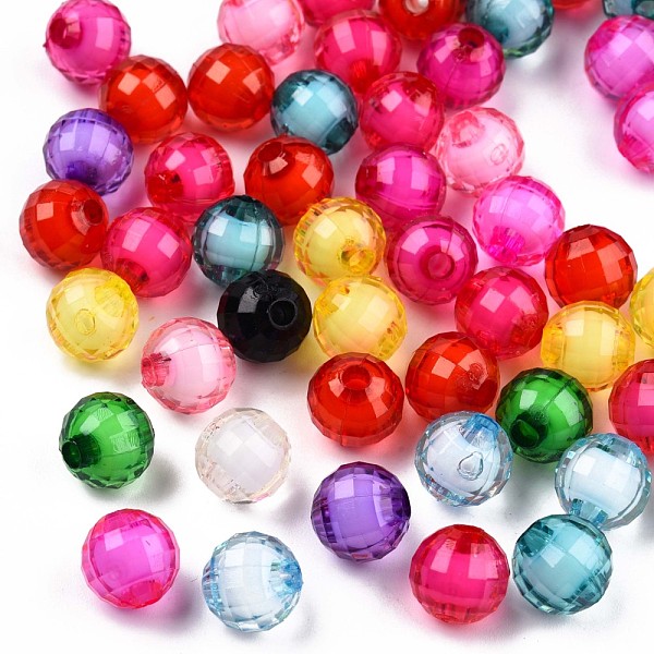 PandaHall Transparent AS Plastic Beads, Faceted, Bead in Bead, Round, Mixed Color, 9.5mm, Hole: 2mm, about 1100pcs/500g Plastic Round..., Multicolor
PandaHall Transparent AS Plastic Beads, Faceted, Bead in Bead, Round, Mixed Color, 9.5mm, Hole: 2mm, about 1100pcs/500g Plastic Round..., Multicolor