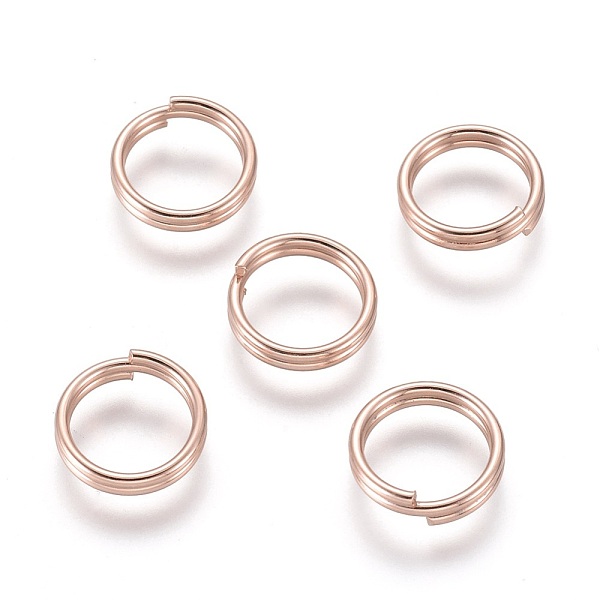 PandaHall 304 Stainless Steel Split Rings, Double Loops Jump Rings, Rose Gold, 10x2mm, Inner Diameter: 8mm, Single Wire: 1mm 304 Stainless...
PandaHall 304 Stainless Steel Split Rings, Double Loops Jump Rings, Rose Gold, 10x2mm, Inner Diameter: 8mm, Single Wire: 1mm 304 Stainless...