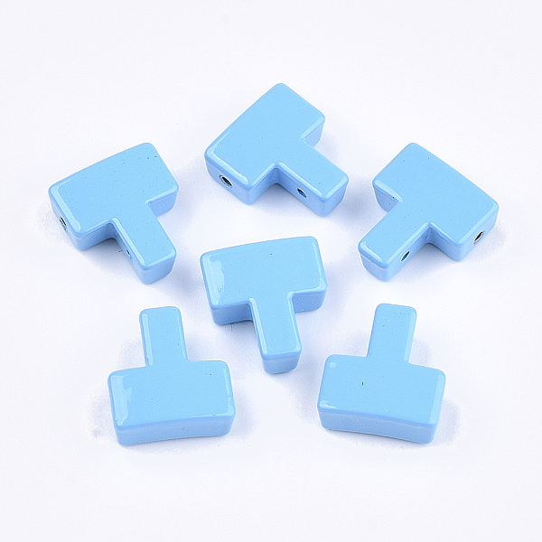 PandaHall Spray Painted Alloy Multi-Strand Links, For Tile Elastic Bracelets Making, T Shape, Cornflower Blue, 11x12x4mm, Hole: 1mm Alloy...
PandaHall Spray Painted Alloy Multi-Strand Links, For Tile Elastic Bracelets Making, T Shape, Cornflower Blue, 11x12x4mm, Hole: 1mm Alloy...
