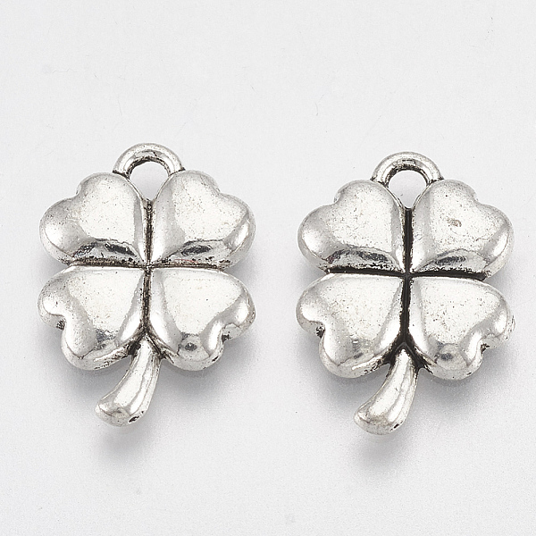 PandaHall Tibetan Style Alloy Pendants, Cadmium Free & Lead Free, Clover, Antique Silver, 15.5x11x2mm, Hole: 1.6mm, about 1440pcs/1000g...
PandaHall Tibetan Style Alloy Pendants, Cadmium Free & Lead Free, Clover, Antique Silver, 15.5x11x2mm, Hole: 1.6mm, about 1440pcs/1000g...