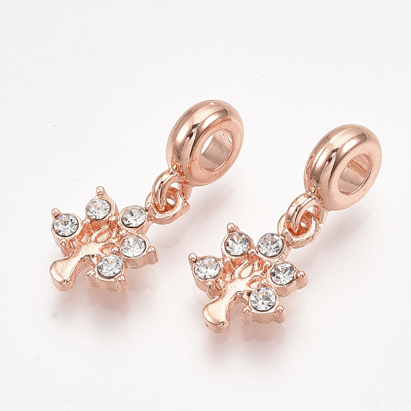 PandaHall Alloy European Dangle Charms, with Rhinestone, Large Hole Pendants, Tree, Crystal, Rose Gold, 25mm, Hole: 4mm Alloy+Rhinestone..., Clear
PandaHall Alloy European Dangle Charms, with Rhinestone, Large Hole Pendants, Tree, Crystal, Rose Gold, 25mm, Hole: 4mm Alloy+Rhinestone..., Clear