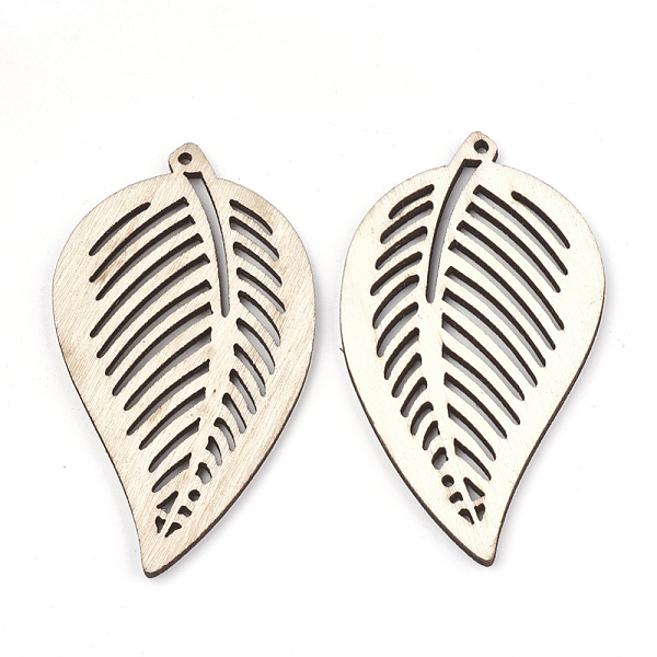 PandaHall Undyed Wood Big Pendants, Leaf, Wheat, 70x39x3mm, Hole: 1.8mm Wood Leaf Orange
PandaHall Undyed Wood Big Pendants, Leaf, Wheat, 70x39x3mm, Hole: 1.8mm Wood Leaf Orange