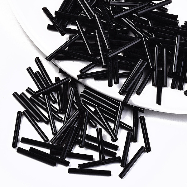 PandaHall Glass Bugle Beads, Round Hole, Opaque Colours, Black, 20x2.5mm, Hole: 1mm, about 2250pcs/bag Glass Black
PandaHall Glass Bugle Beads, Round Hole, Opaque Colours, Black, 20x2.5mm, Hole: 1mm, about 2250pcs/bag Glass Black