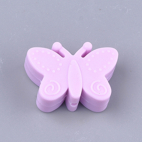 PandaHall Food Grade Eco-Friendly Silicone Focal Beads, Chewing Beads For Teethers, DIY Nursing Necklaces Making, Butterfly, Violet..., Purple
PandaHall Food Grade Eco-Friendly Silicone Focal Beads, Chewing Beads For Teethers, DIY Nursing Necklaces Making, Butterfly, Violet..., Purple