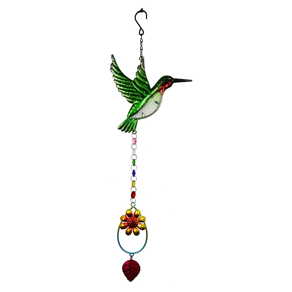PandaHall Rainbow Color Pendant Decorations, Glass Suncatcher, with Iron Findings, Bird Pattern, 550x170mm Glass Bird
PandaHall Rainbow Color Pendant Decorations, Glass Suncatcher, with Iron Findings, Bird Pattern, 550x170mm Glass Bird