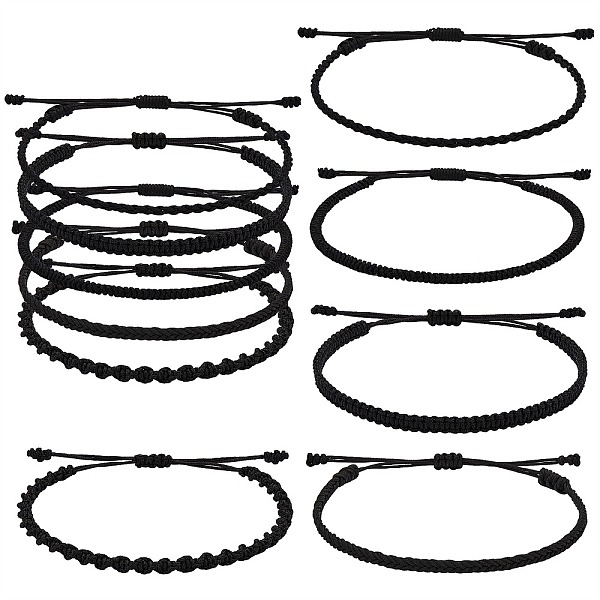 PandaHall 5Pcs 5 Style Nylon Thread Woven Braided Bracelets Set, Friendship Surfer Bracelets for Women, Black, Inner Diameter: 2~3-1/8 inch...
PandaHall 5Pcs 5 Style Nylon Thread Woven Braided Bracelets Set, Friendship Surfer Bracelets for Women, Black, Inner Diameter: 2~3-1/8 inch...