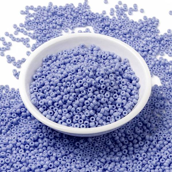 PandaHall MIYUKI Round Rocailles Beads, Japanese Seed Beads, (RR494) Opaque Agate Blue, 8/0, 3mm, Hole: 1mm, about 2111~2277pcs/50g Glass...
PandaHall MIYUKI Round Rocailles Beads, Japanese Seed Beads, (RR494) Opaque Agate Blue, 8/0, 3mm, Hole: 1mm, about 2111~2277pcs/50g Glass...