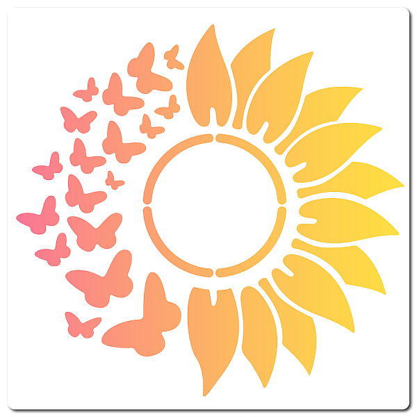 PandaHall GORGECRAFT 12"X12"Sunflower Butterfly Stencil Flower Templates Sun Petals Reusable Templates Plastic Drawing Painting Stencils...
PandaHall GORGECRAFT 12"X12"Sunflower Butterfly Stencil Flower Templates Sun Petals Reusable Templates Plastic Drawing Painting Stencils...
