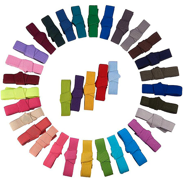 PandaHall BENECREAT 34M (37 Yards) Ribbon Elastic Stretch Elastics for Hair Ties Headbands - 34 Colors by 1M Elastic Fibre Flat Multicolor
PandaHall BENECREAT 34M (37 Yards) Ribbon Elastic Stretch Elastics for Hair Ties Headbands - 34 Colors by 1M Elastic Fibre Flat Multicolor