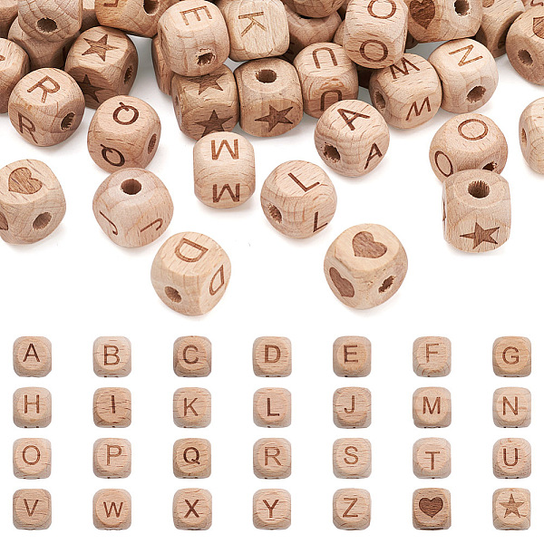 PandaHall Unfinished Natural Wood Beads, Undyed, Cube, Large Hole Beads, Antique White, 98Pcs/Set Wood Cube
PandaHall Unfinished Natural Wood Beads, Undyed, Cube, Large Hole Beads, Antique White, 98Pcs/Set Wood Cube