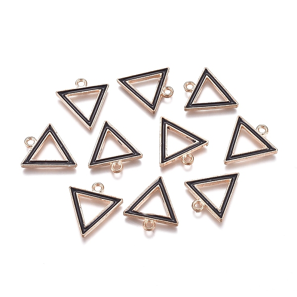 PandaHall Alloy Enamel Pendants, Inverted Triangle, Golden, Black, 17x15.5x1.5mm, Hole: 1.5mm, 10pcs/Bag Alloy+Enamel Triangle Black
PandaHall Alloy Enamel Pendants, Inverted Triangle, Golden, Black, 17x15.5x1.5mm, Hole: 1.5mm, 10pcs/Bag Alloy+Enamel Triangle Black