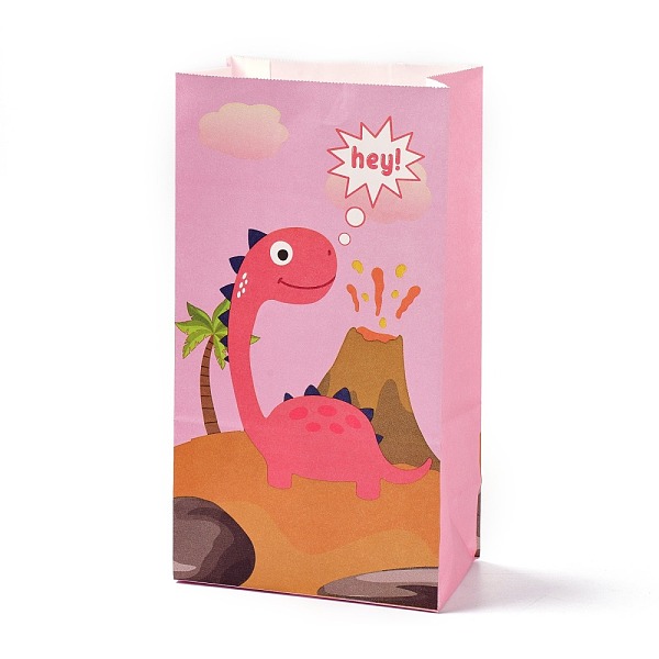 PandaHall Kraft Paper Bags, No Handle, Wrapped Treat Bag for Birthdays, Baby Showers, Rectangle with Dinosaur Pattern, Hot Pink, 24x13x8.1cm...
PandaHall Kraft Paper Bags, No Handle, Wrapped Treat Bag for Birthdays, Baby Showers, Rectangle with Dinosaur Pattern, Hot Pink, 24x13x8.1cm...
