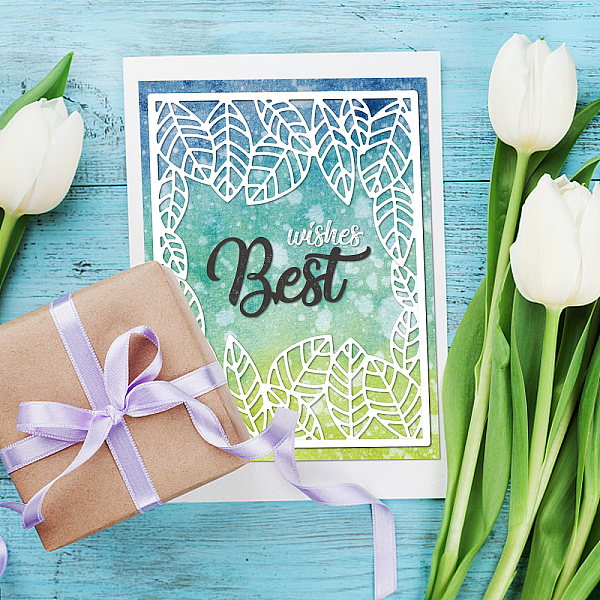 PandaHall GLOBLELAND 2Pcs Leaves Cover Frame Cutting Dies Metal Leaves Background Die Cuts Embossing Stencils Template for Paper Card Making...
PandaHall GLOBLELAND 2Pcs Leaves Cover Frame Cutting Dies Metal Leaves Background Die Cuts Embossing Stencils Template for Paper Card Making...