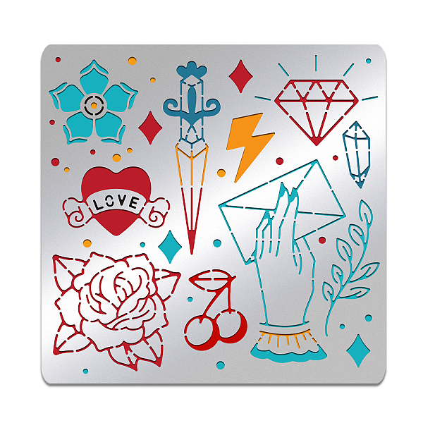 PandaHall Stainless Steel Cutting Dies Stencils, for DIY Scrapbooking/Photo Album, Decorative Embossing DIY Paper Card, Stainless Steel...
PandaHall Stainless Steel Cutting Dies Stencils, for DIY Scrapbooking/Photo Album, Decorative Embossing DIY Paper Card, Stainless Steel...