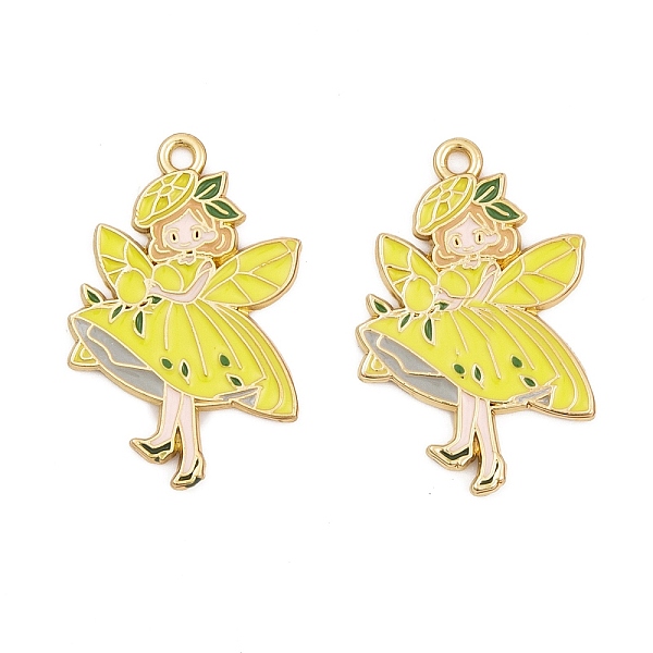 PandaHall Rack Plating Alloy Enamel Pendants, Golden, Angel Charm, Yellow, 30.5x20x1.5mm, Hole: 1.8mm Alloy+Enamel Angel & Fairy Yellow
PandaHall Rack Plating Alloy Enamel Pendants, Golden, Angel Charm, Yellow, 30.5x20x1.5mm, Hole: 1.8mm Alloy+Enamel Angel & Fairy Yellow