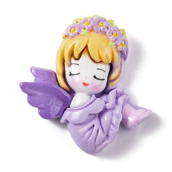 PandaHall Opaque Resin Decoden Cabochons, Angel, Lilac, 33.5x29x8.5mm Resin Angel & Fairy Purple
PandaHall Opaque Resin Decoden Cabochons, Angel, Lilac, 33.5x29x8.5mm Resin Angel & Fairy Purple