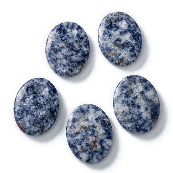 PandaHall Natural Blue Spot Jasper Massage, Thumb Worry Stone for Anxiety Therapy, Oval, 40.5~41x30.5~31x8~9mm Blue Spot Jasper Oval
PandaHall Natural Blue Spot Jasper Massage, Thumb Worry Stone for Anxiety Therapy, Oval, 40.5~41x30.5~31x8~9mm Blue Spot Jasper Oval
