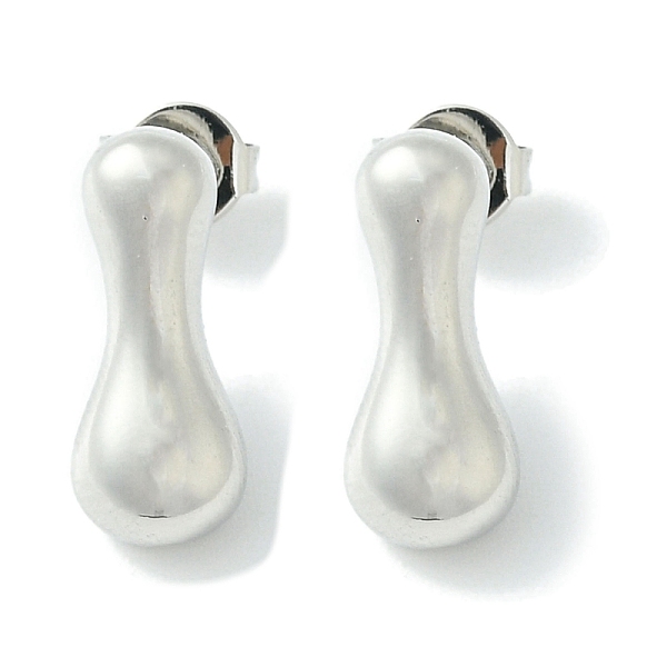 PandaHall Rack Plating Brass Earrings, Cadmium Free & Lead Free, Long-Lasting Plated, Stud Earrings, Alphabet, Platinum, Letter I, 14x6mm...
PandaHall Rack Plating Brass Earrings, Cadmium Free & Lead Free, Long-Lasting Plated, Stud Earrings, Alphabet, Platinum, Letter I, 14x6mm...