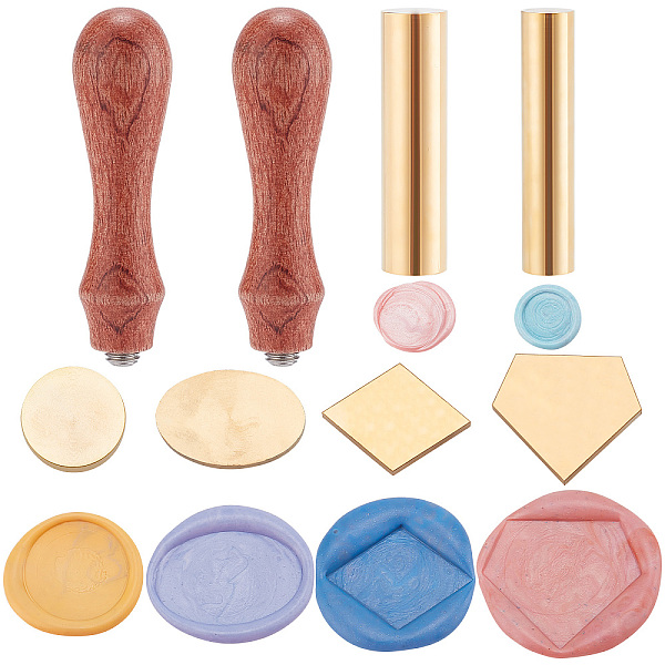 PandaHall CRASPIRE DIY Wax Seal Stamp Kits, Including 6Pcs 6 Styles Blank Wax Seal Brass Stamp Heads and 2Pcs Pear Wood Handles, Golden..., Brown
PandaHall CRASPIRE DIY Wax Seal Stamp Kits, Including 6Pcs 6 Styles Blank Wax Seal Brass Stamp Heads and 2Pcs Pear Wood Handles, Golden..., Brown